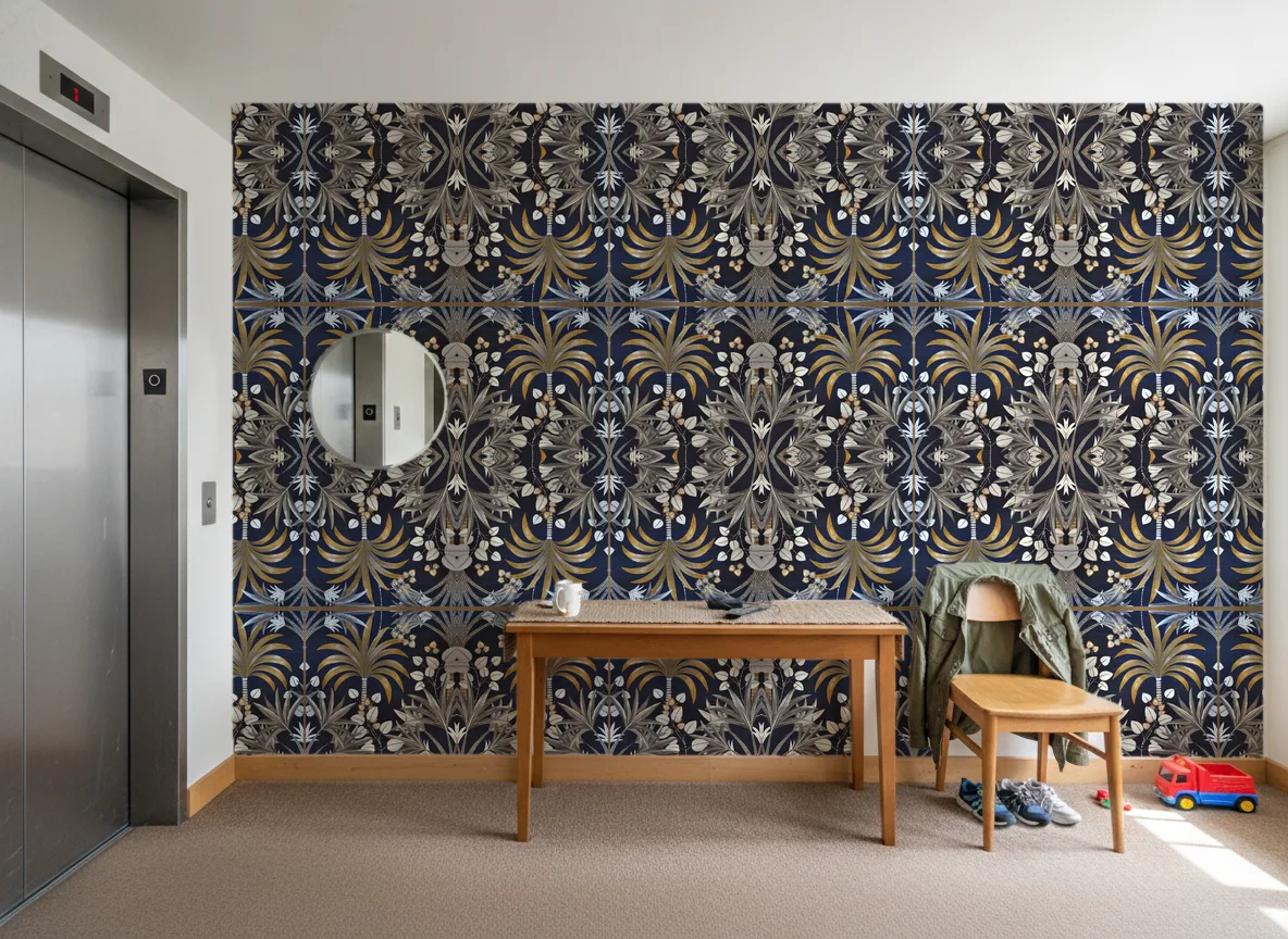 Mirissa — Hol przy windzie w apartamentowcu