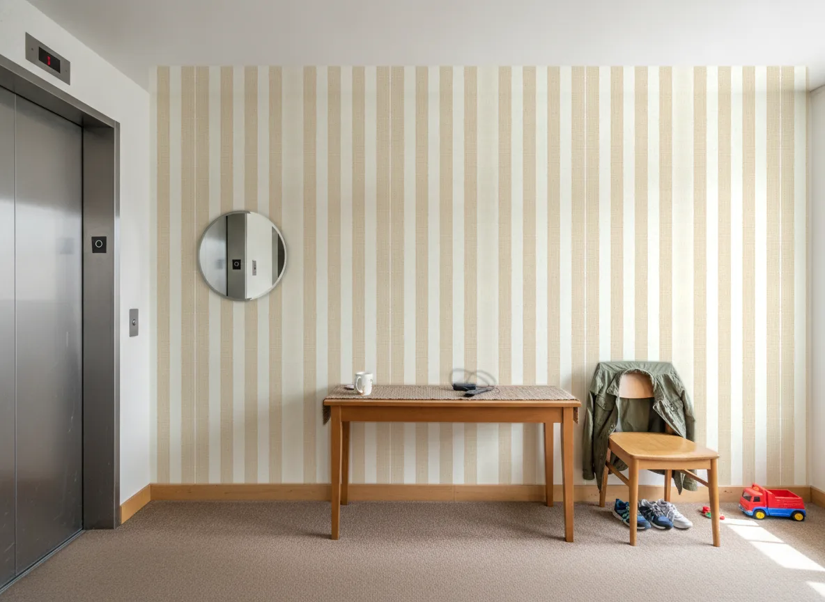 Opio — Hol przy windzie w apartamentowcu