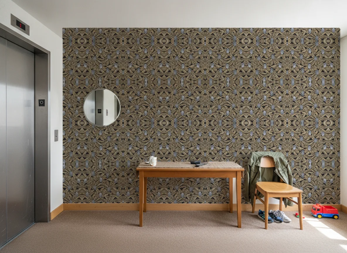 Palmeta — Hol przy windzie w apartamentowcu