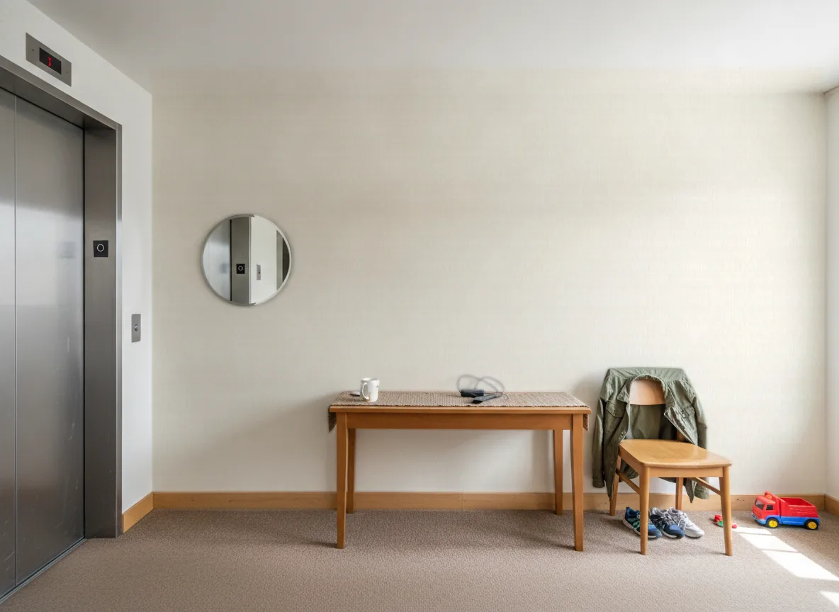 Platinum — Hol przy windzie w apartamentowcu