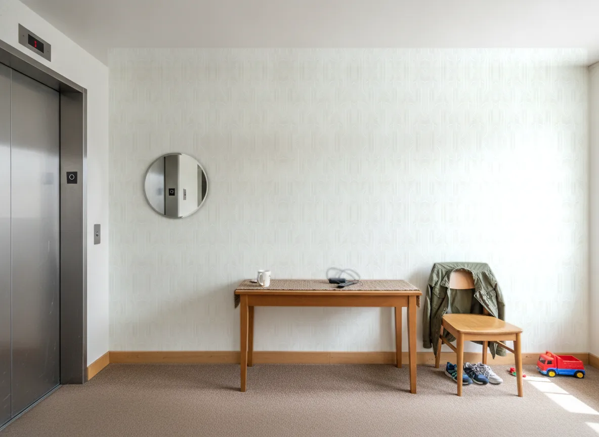 Porte Doree Faubourg des Lumieres - 106 cm szer. — Hol przy windzie w apartamentowcu