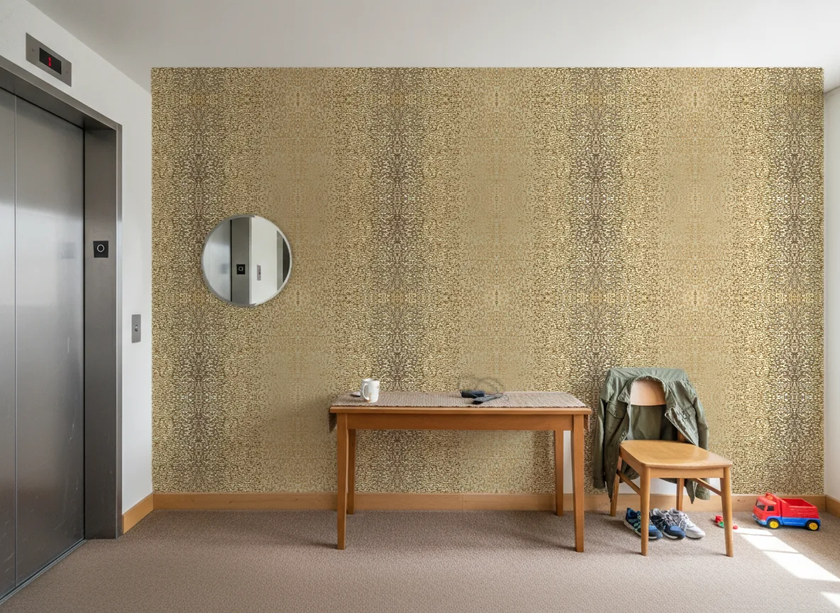 Pyrite Textures Metalliques — Hol przy windzie w apartamentowcu