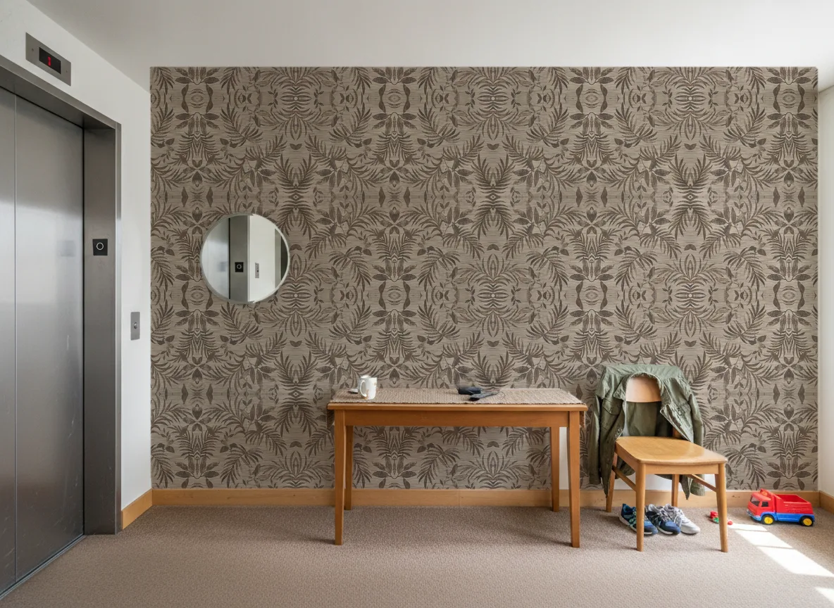 Salix Feroe — Hol przy windzie w apartamentowcu