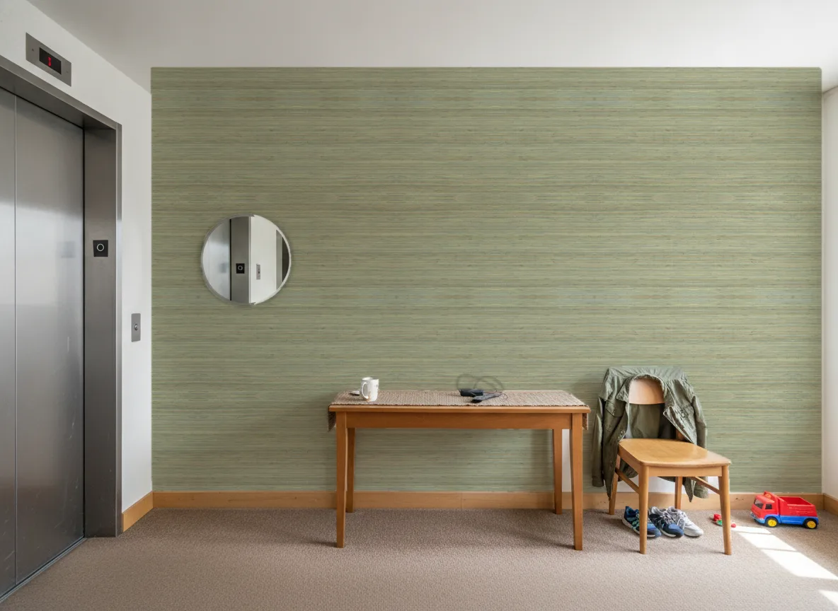 Seagrass — Hol przy windzie w apartamentowcu