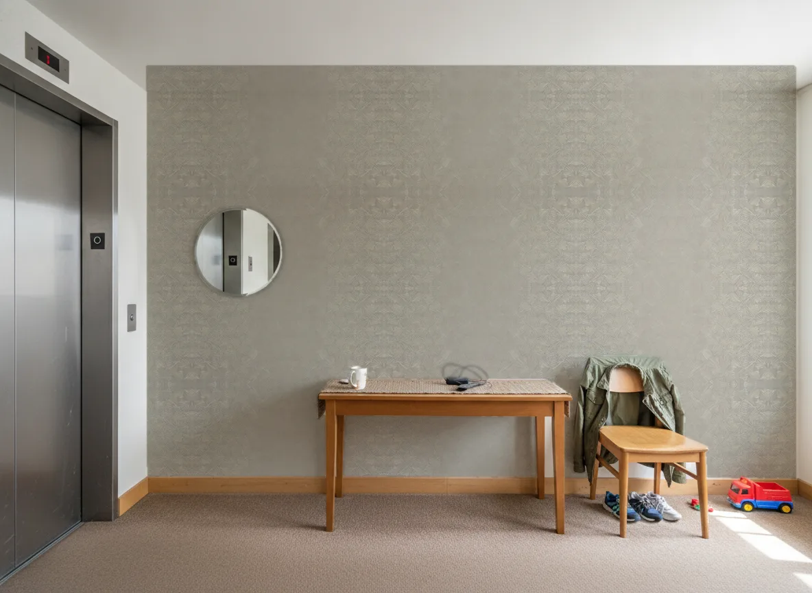 Songket Nature Precieuse – Textures — Hol przy windzie w apartamentowcu