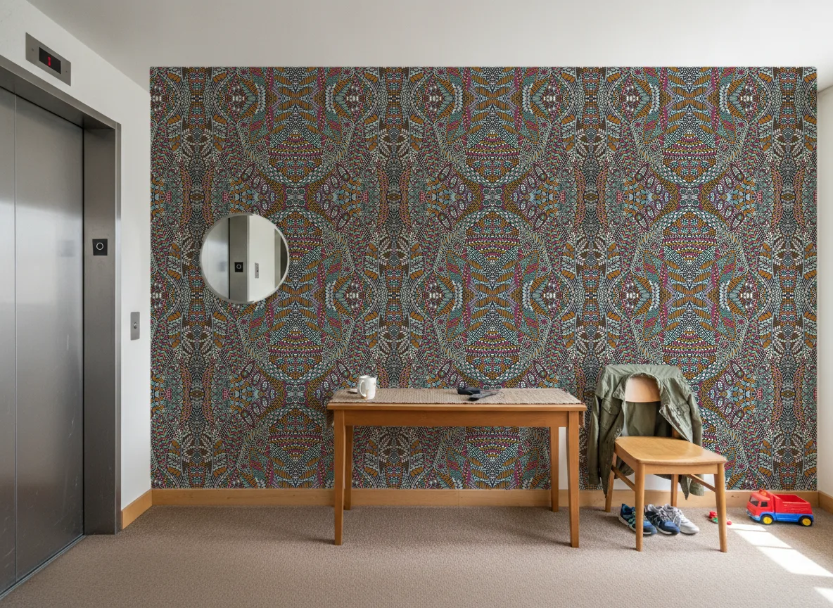Talavera — Hol przy windzie w apartamentowcu