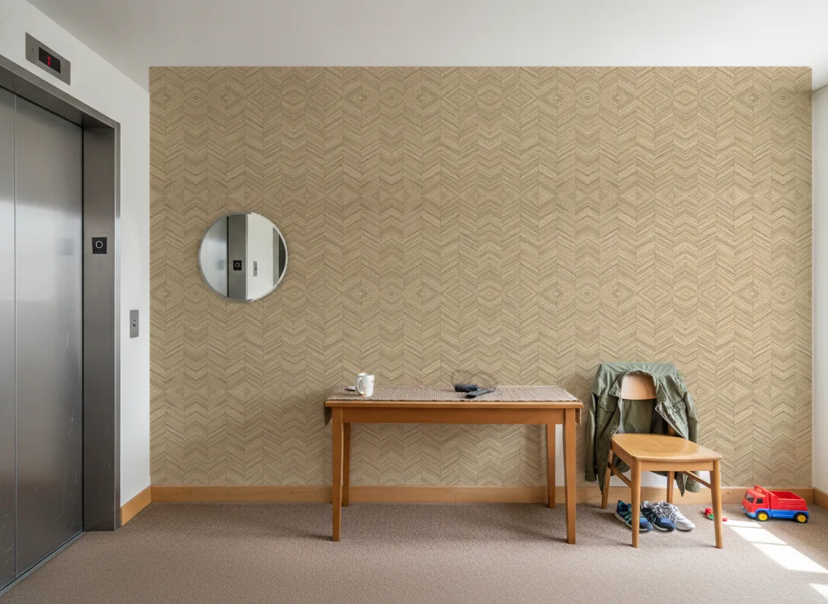 Textures Vegetales — Hol przy windzie w apartamentowcu