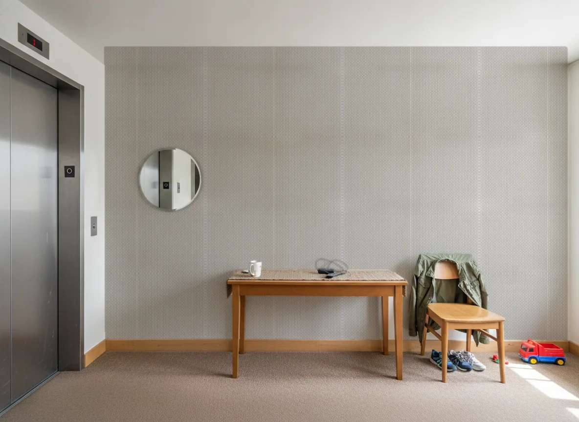 Trenza — Hol przy windzie w apartamentowcu