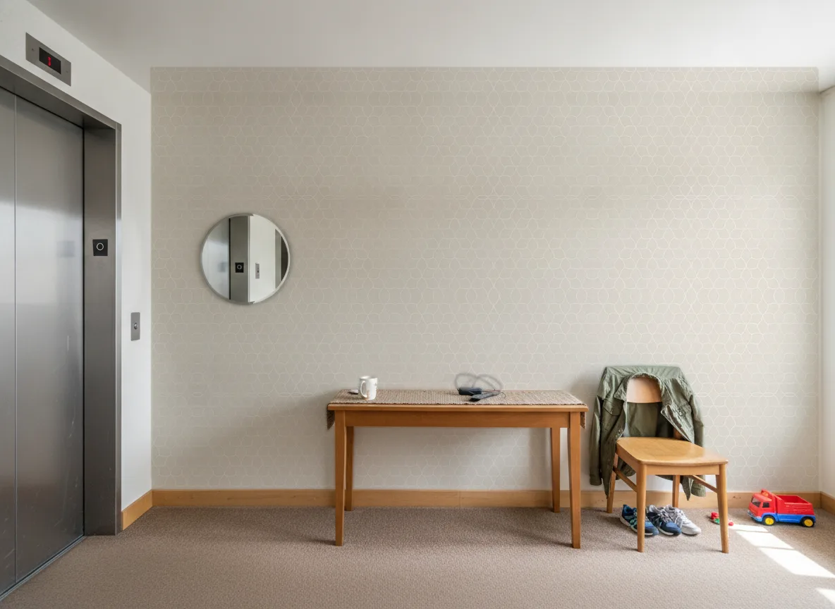 Tressana — Hol przy windzie w apartamentowcu