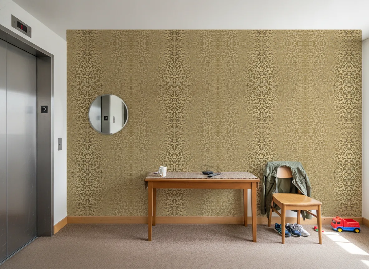 Veladero Textures Metalliques — Hol przy windzie w apartamentowcu