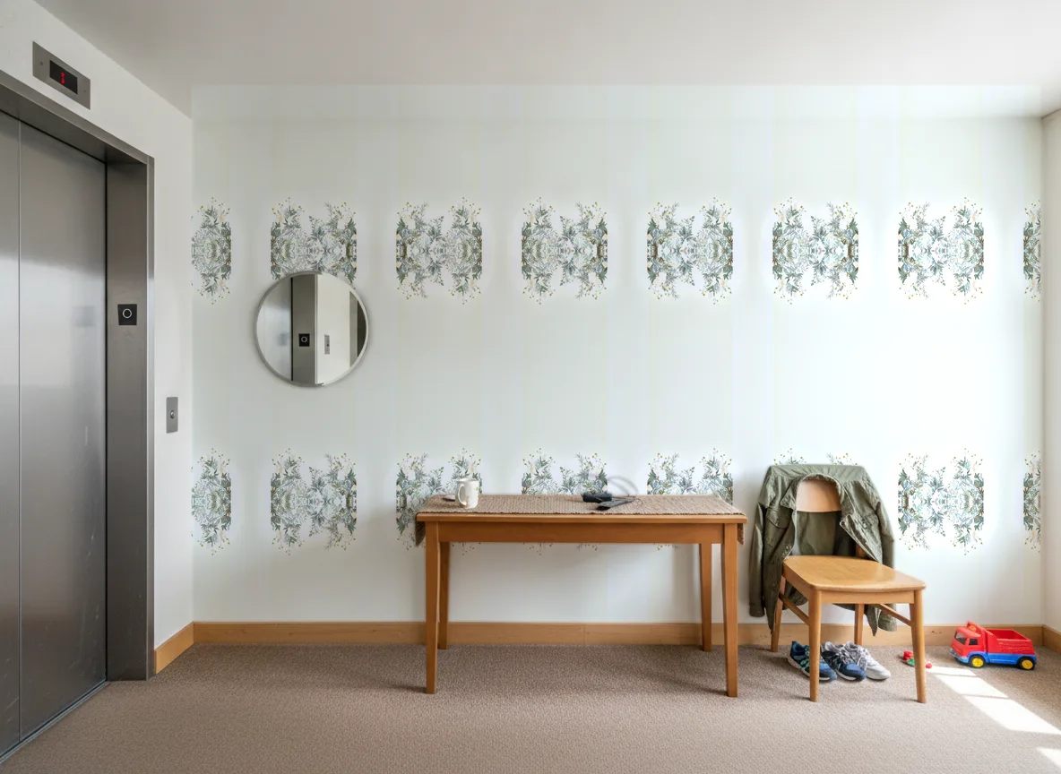 Wisteria — Hol przy windzie w apartamentowcu