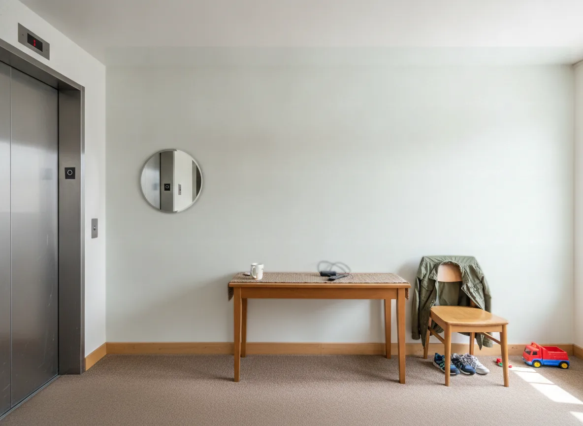 Concept Płótno — Hol przy windzie w apartamentowcu