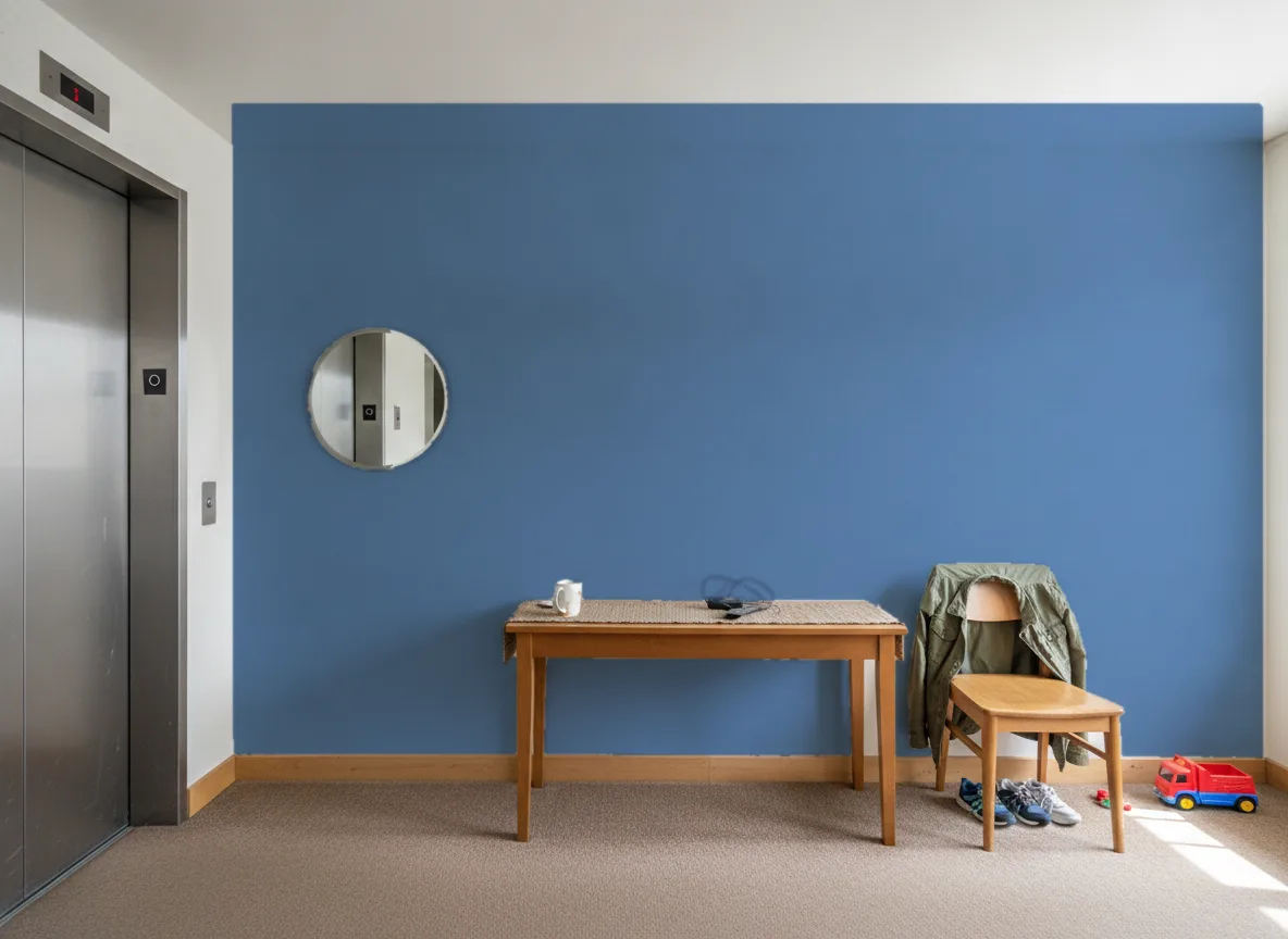 AirPanel — Hol przy windzie w apartamentowcu