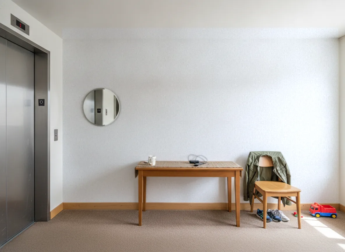 Empera — Hol przy windzie w apartamentowcu