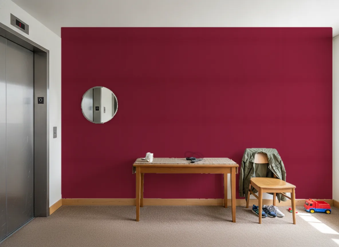 Eos Color 2 — Hol przy windzie w apartamentowcu