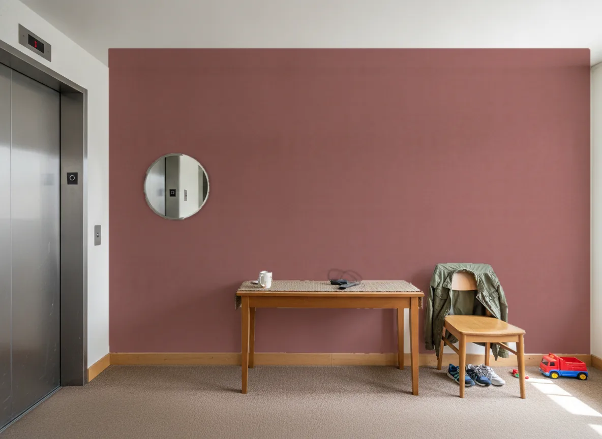 Eos Color 3 — Hol przy windzie w apartamentowcu