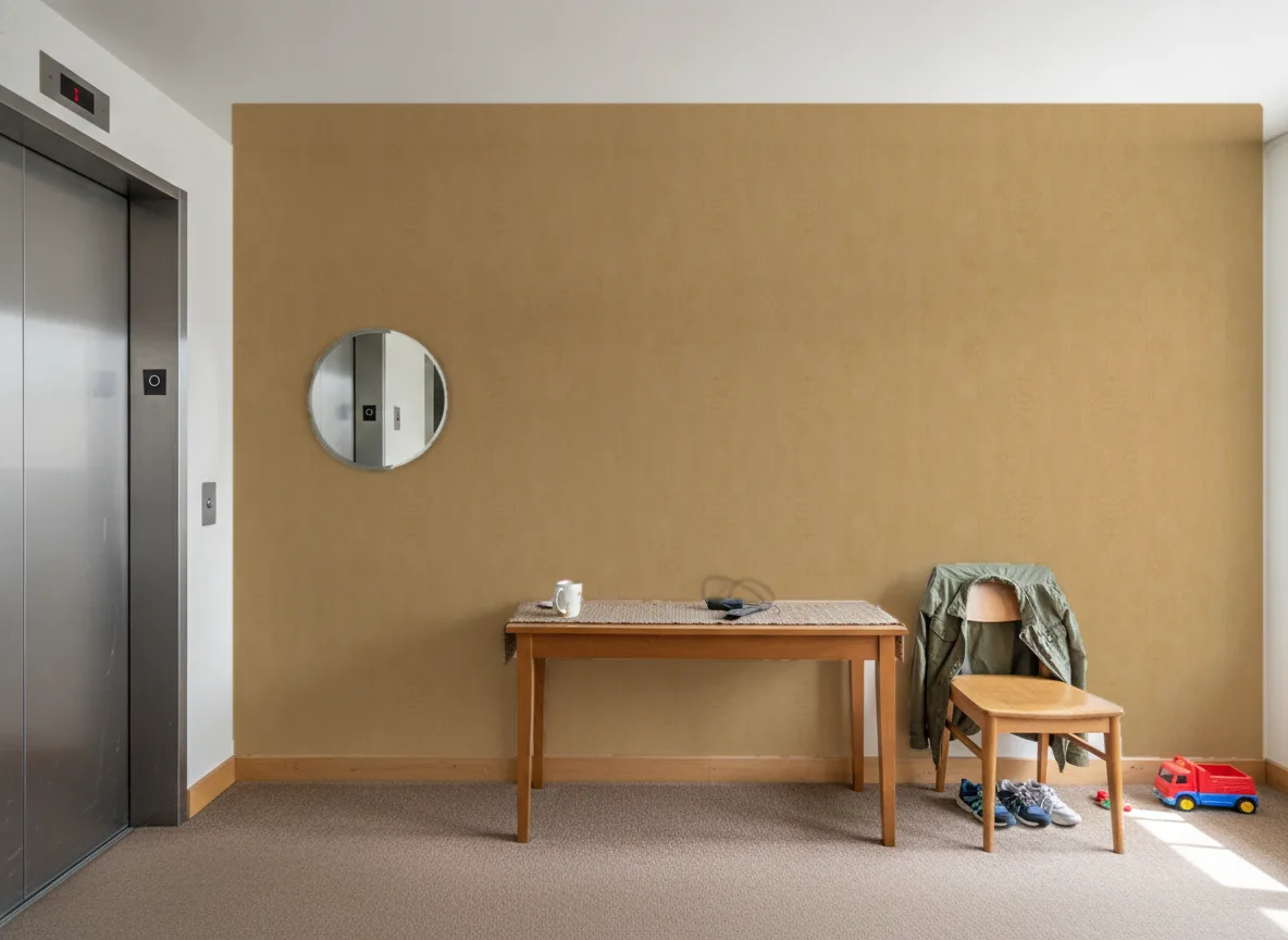 Fresco — Hol przy windzie w apartamentowcu
