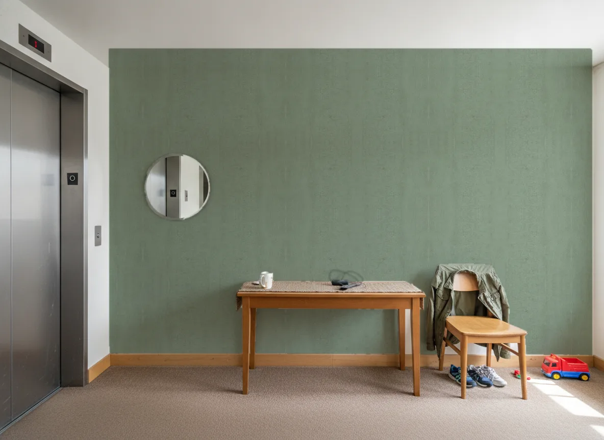 Origin — Hol przy windzie w apartamentowcu