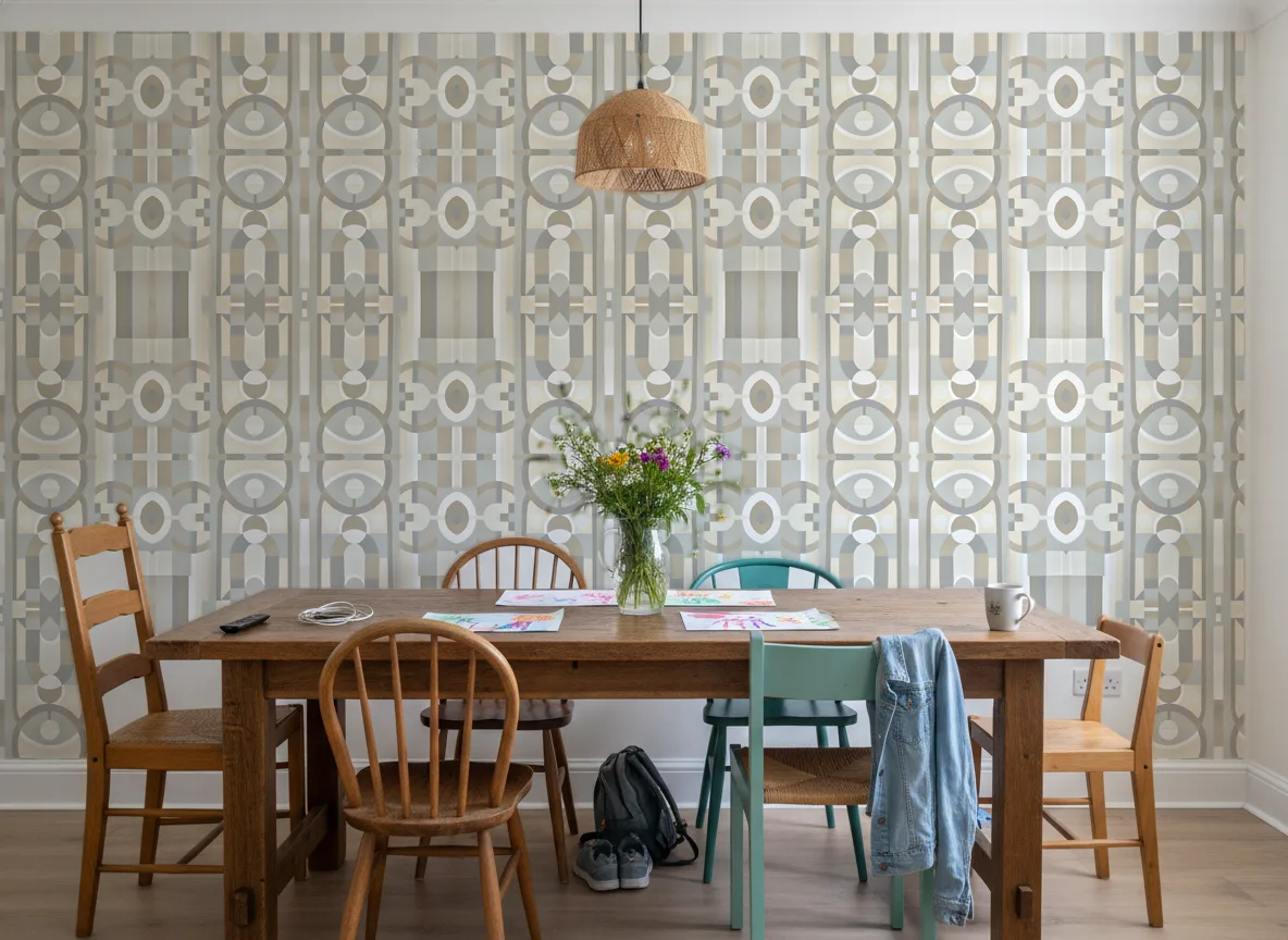 Vitrail Faubourg des Lumieres — Jadalnia w domu rodzinnym