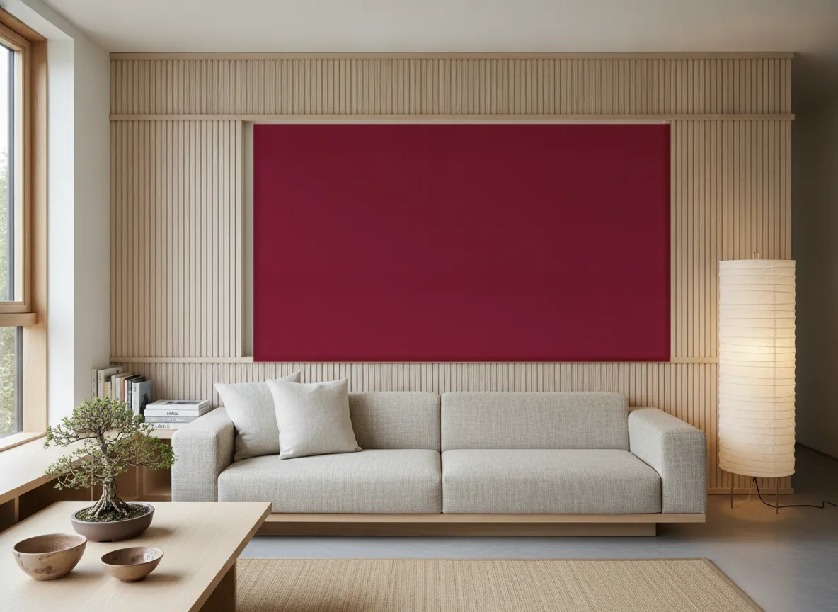Eos Color 2 — Japandi — pole w jesionowych lamelach