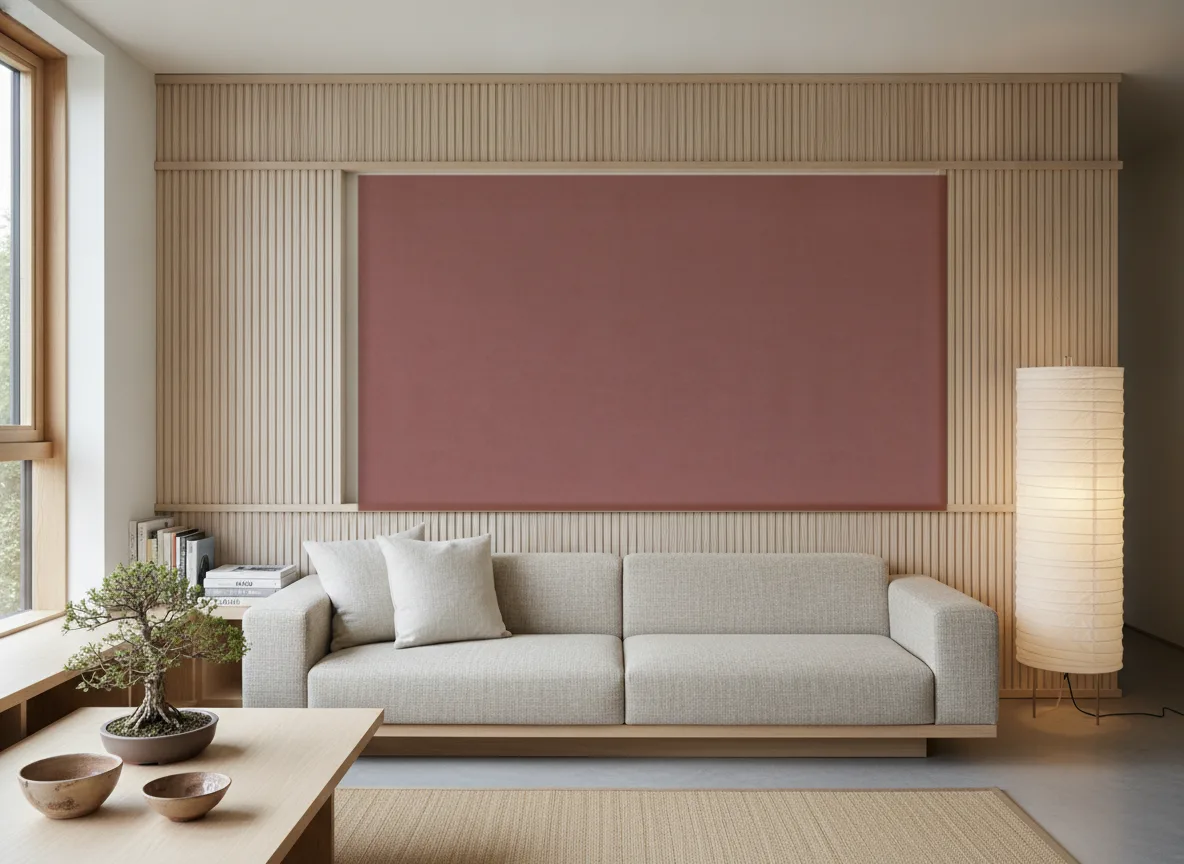 Eos Color 3 — Japandi — pole w jesionowych lamelach