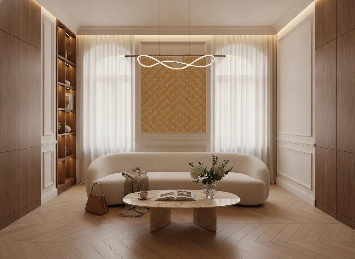Orion Magnitude – Textures — Salon w kamienicy — kwatera między oknami