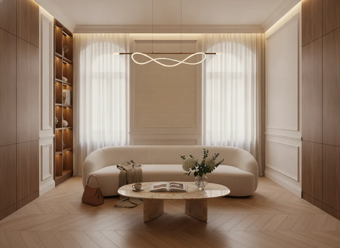 Tatami — Salon w kamienicy — kwatera między oknami