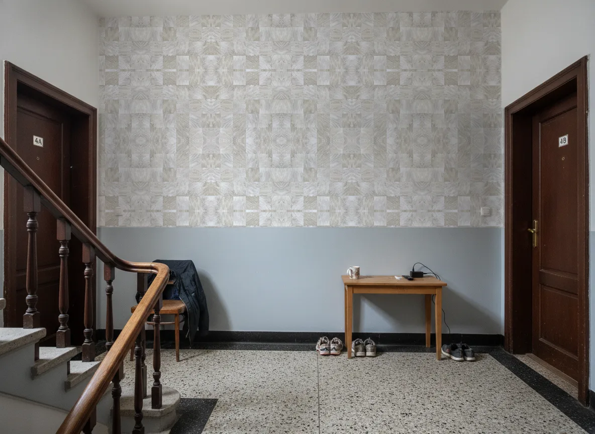 Abale — Klatka schodowa w kamienicy — podest