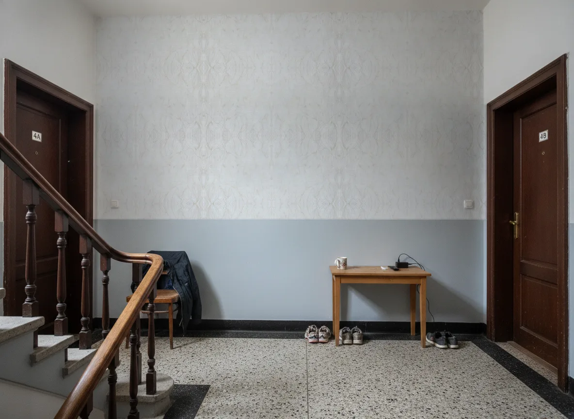 Alaris — Klatka schodowa w kamienicy — podest