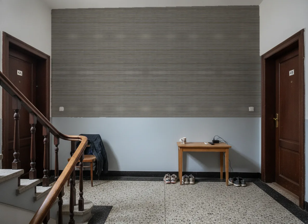 Bambou — Klatka schodowa w kamienicy — podest