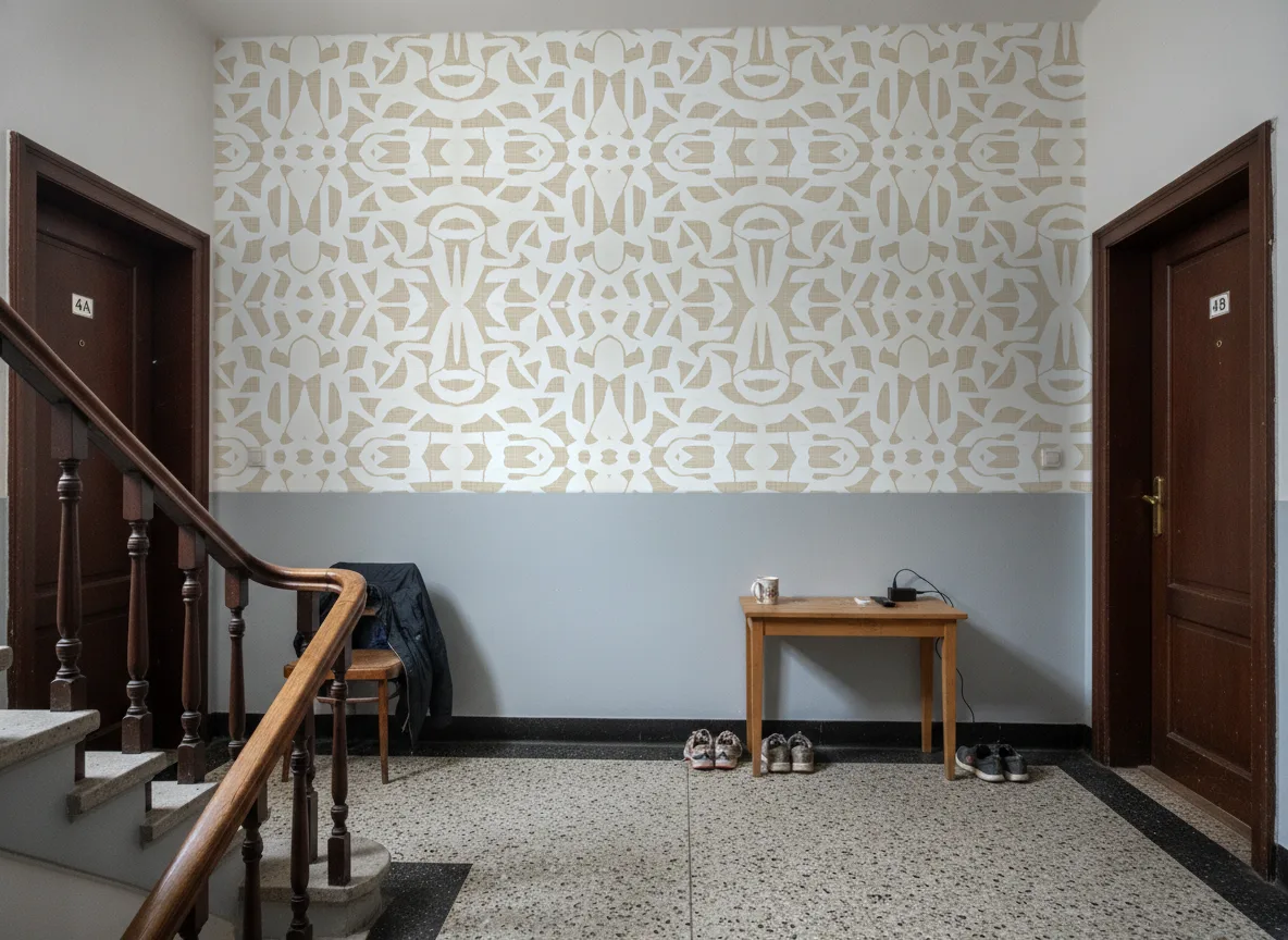 Cana — Klatka schodowa w kamienicy — podest