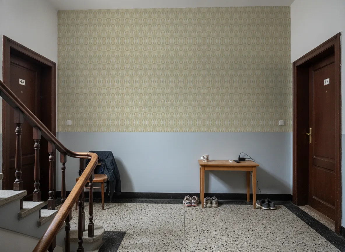 Castalia — Klatka schodowa w kamienicy — podest
