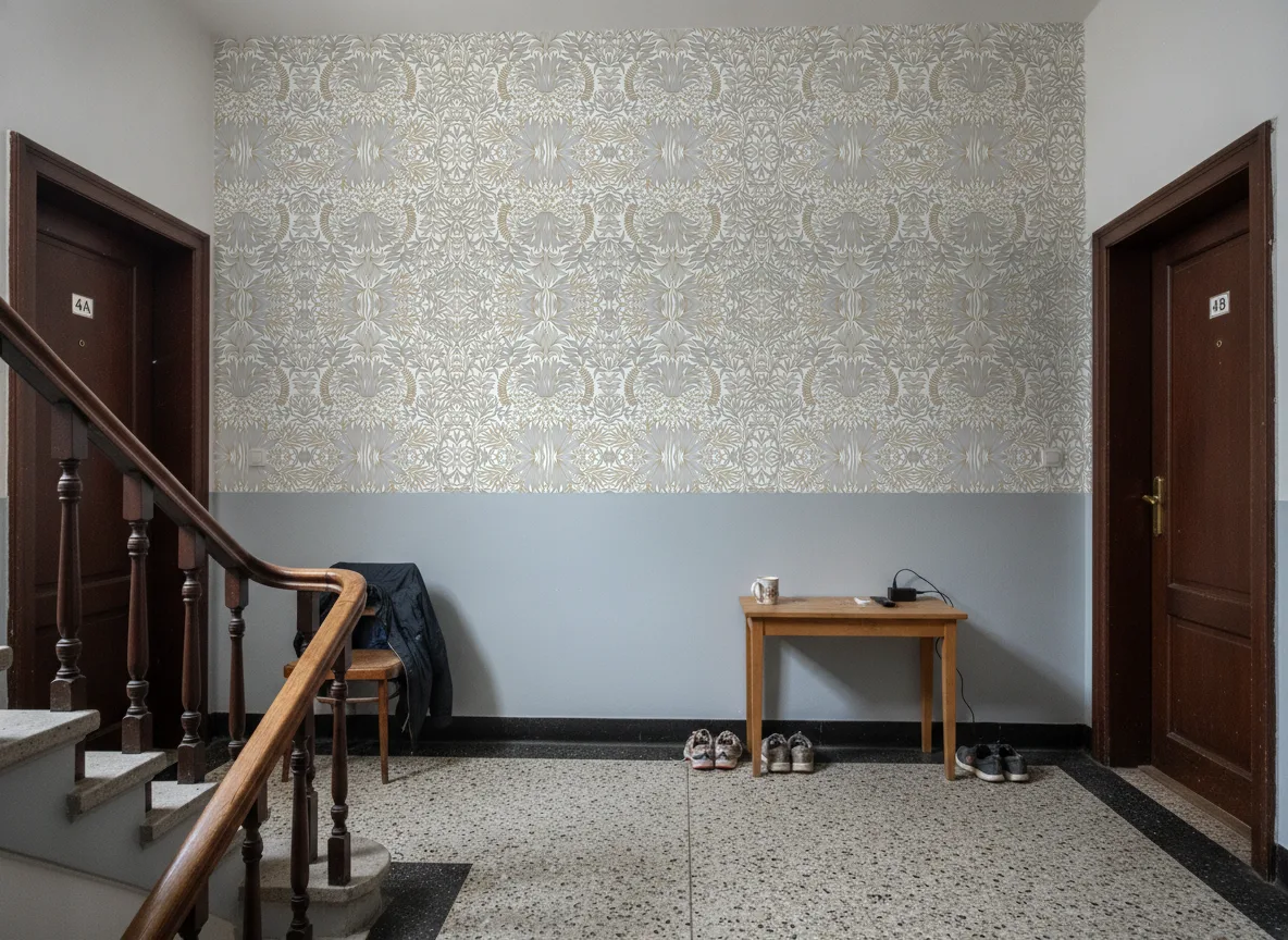 Chardon — Klatka schodowa w kamienicy — podest