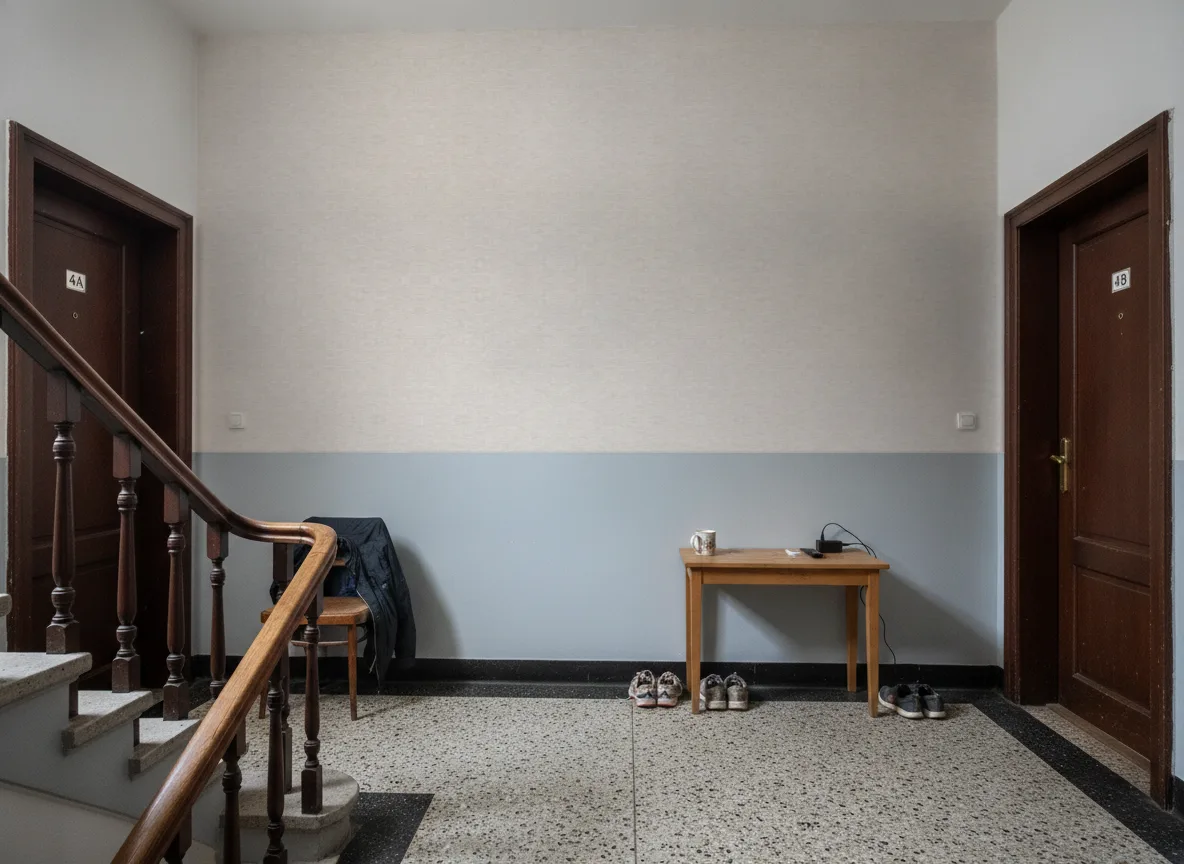 Elfe — Klatka schodowa w kamienicy — podest