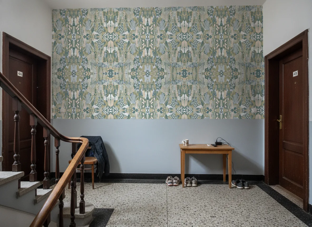Erica Jardin Felicia — Klatka schodowa w kamienicy — podest