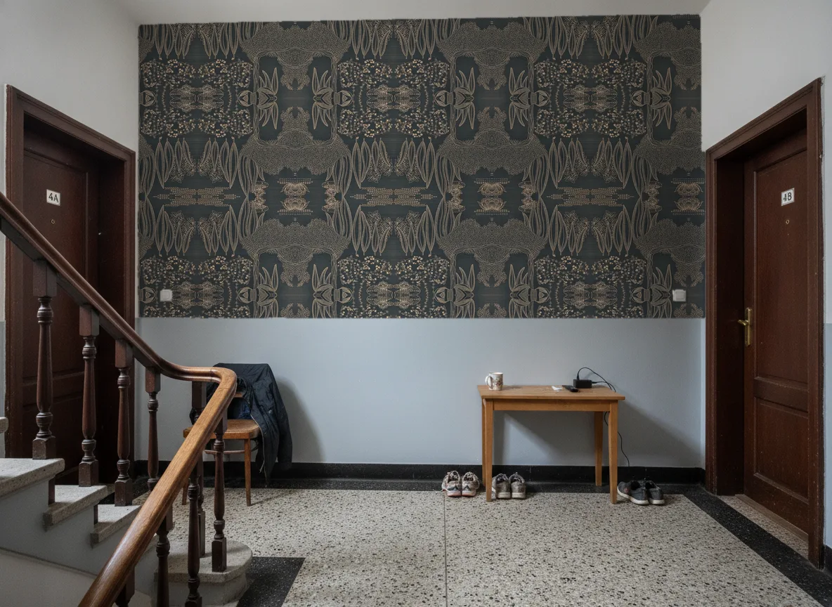 Hasu — Klatka schodowa w kamienicy — podest