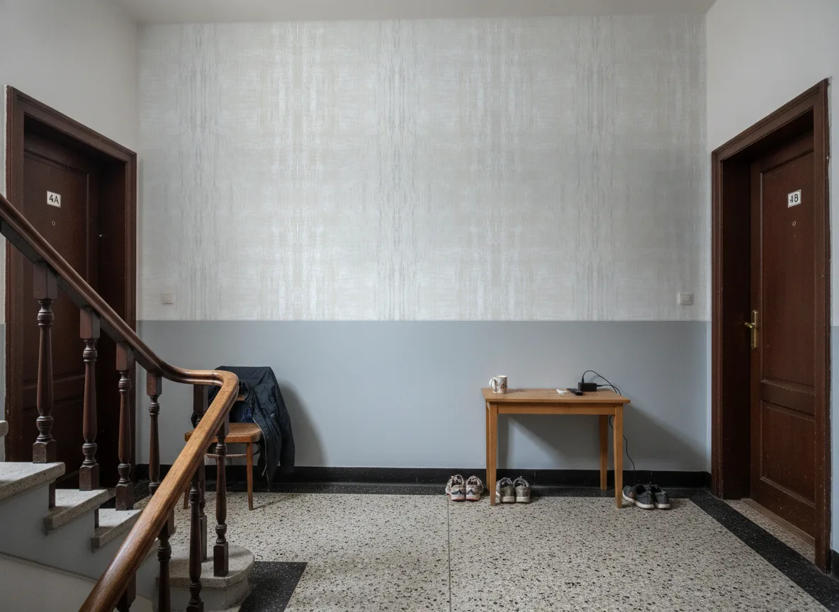 Hemera Theia — Klatka schodowa w kamienicy — podest