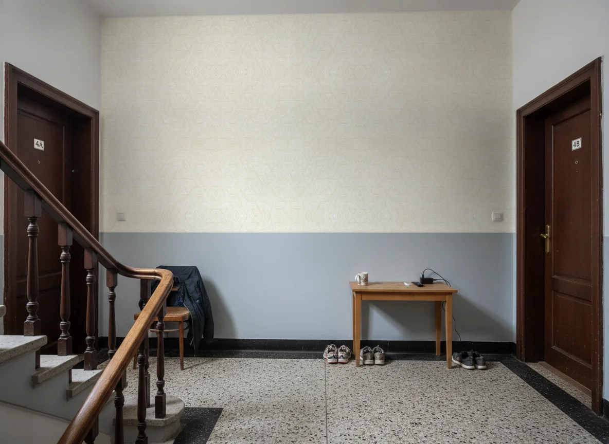Josef Select 7 — Klatka schodowa w kamienicy — podest