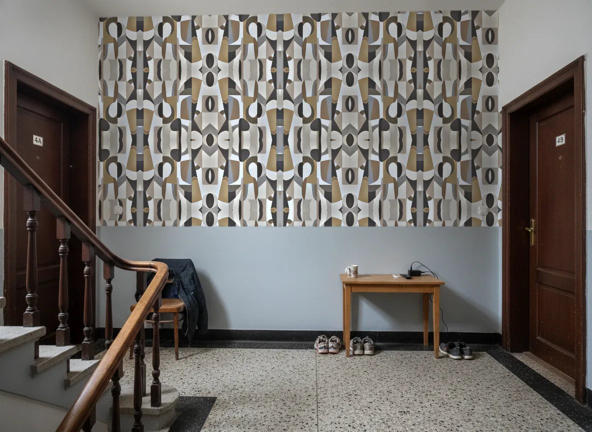 L'Atelier — Klatka schodowa w kamienicy — podest