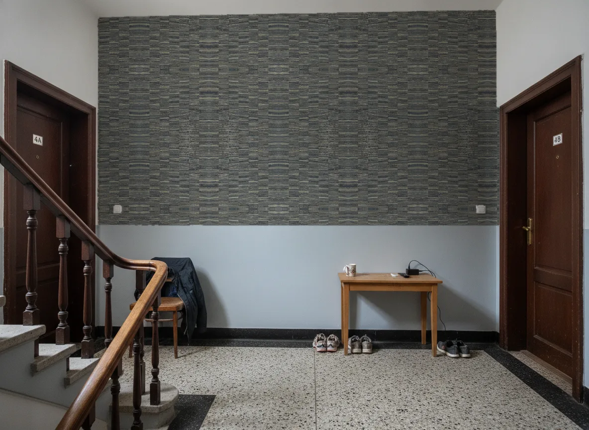 Lirio Nature Precieuse – Textures — Klatka schodowa w kamienicy — podest