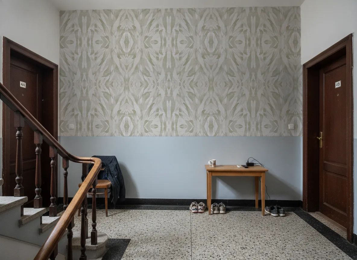 Noline — Klatka schodowa w kamienicy — podest