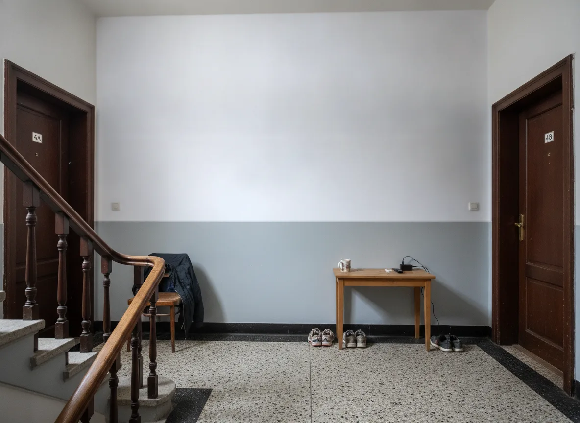 Octa — Klatka schodowa w kamienicy — podest
