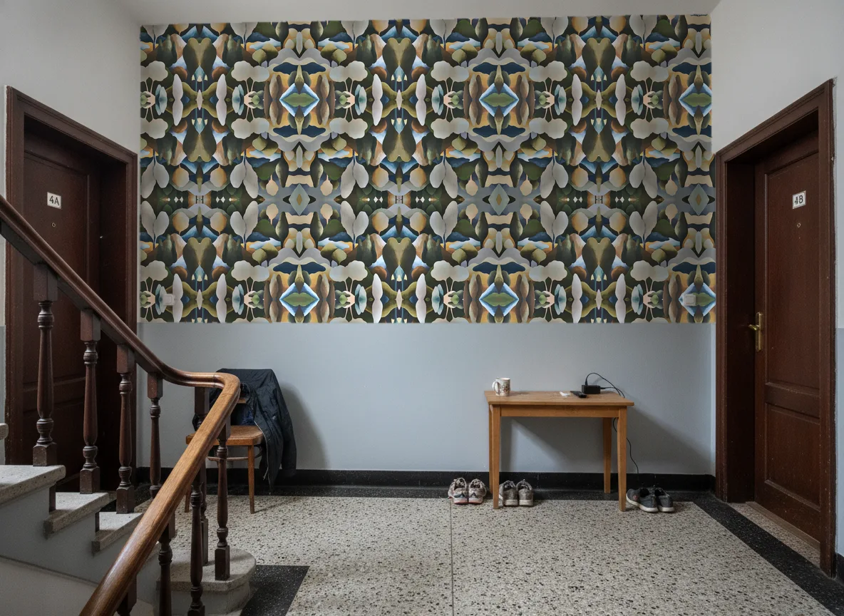 Orée — Klatka schodowa w kamienicy — podest