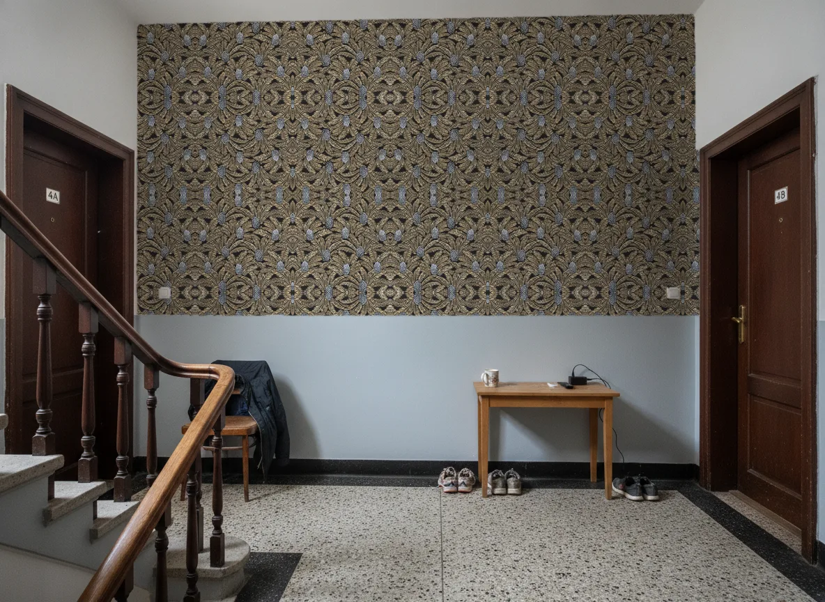 Palmeta — Klatka schodowa w kamienicy — podest