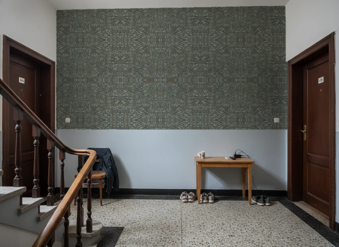 Palmyre — Klatka schodowa w kamienicy — podest