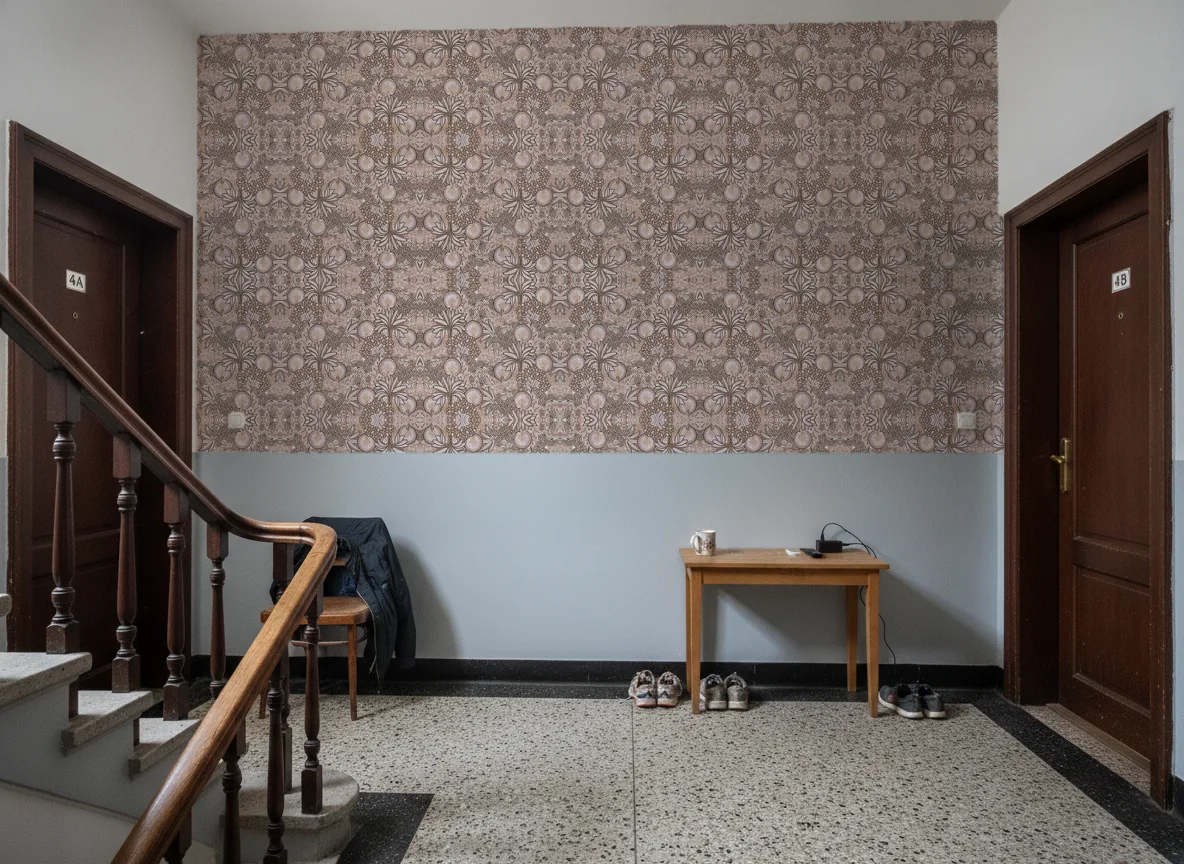 Persee — Klatka schodowa w kamienicy — podest