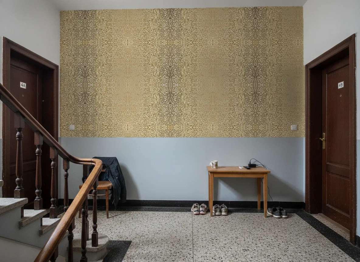 Pyrite Textures Metalliques — Klatka schodowa w kamienicy — podest