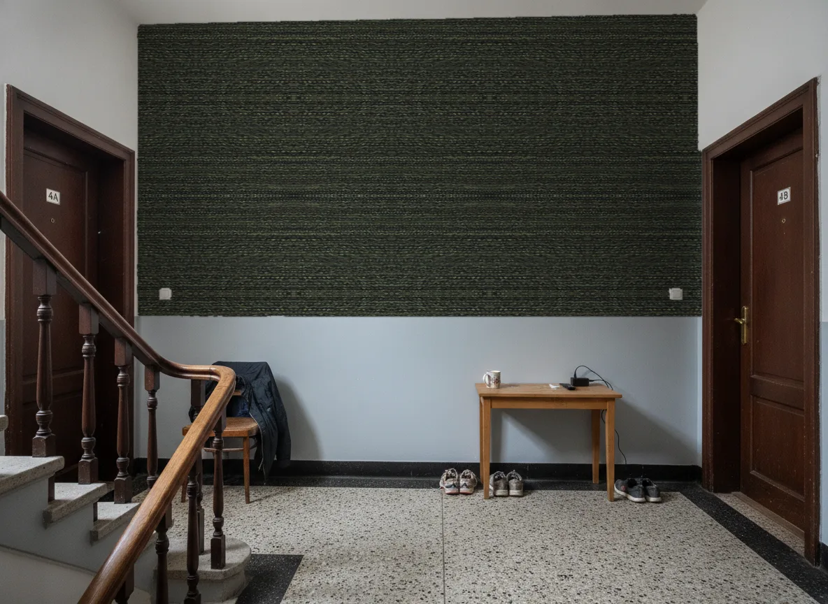 Saba Escambray — Klatka schodowa w kamienicy — podest