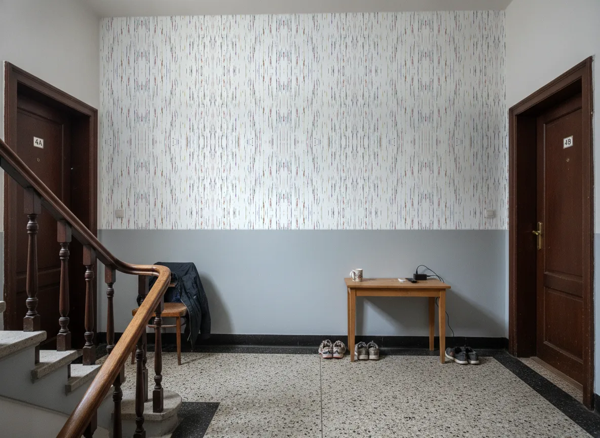 Sequoia Escambray — Klatka schodowa w kamienicy — podest
