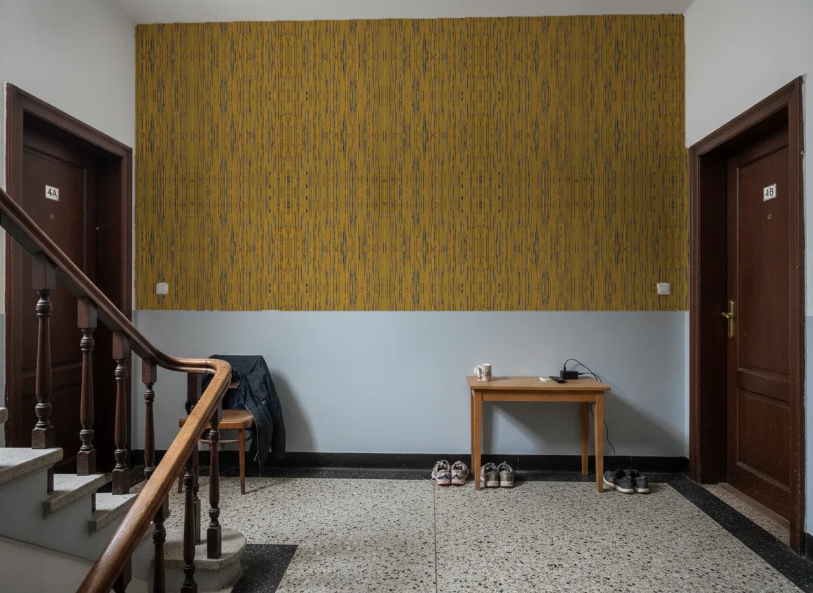 Sequoia Escambray — Klatka schodowa w kamienicy — podest